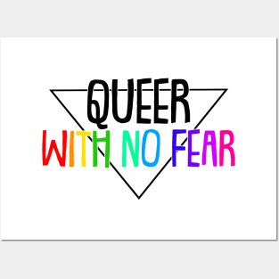 Queer with no Fear Posters and Art